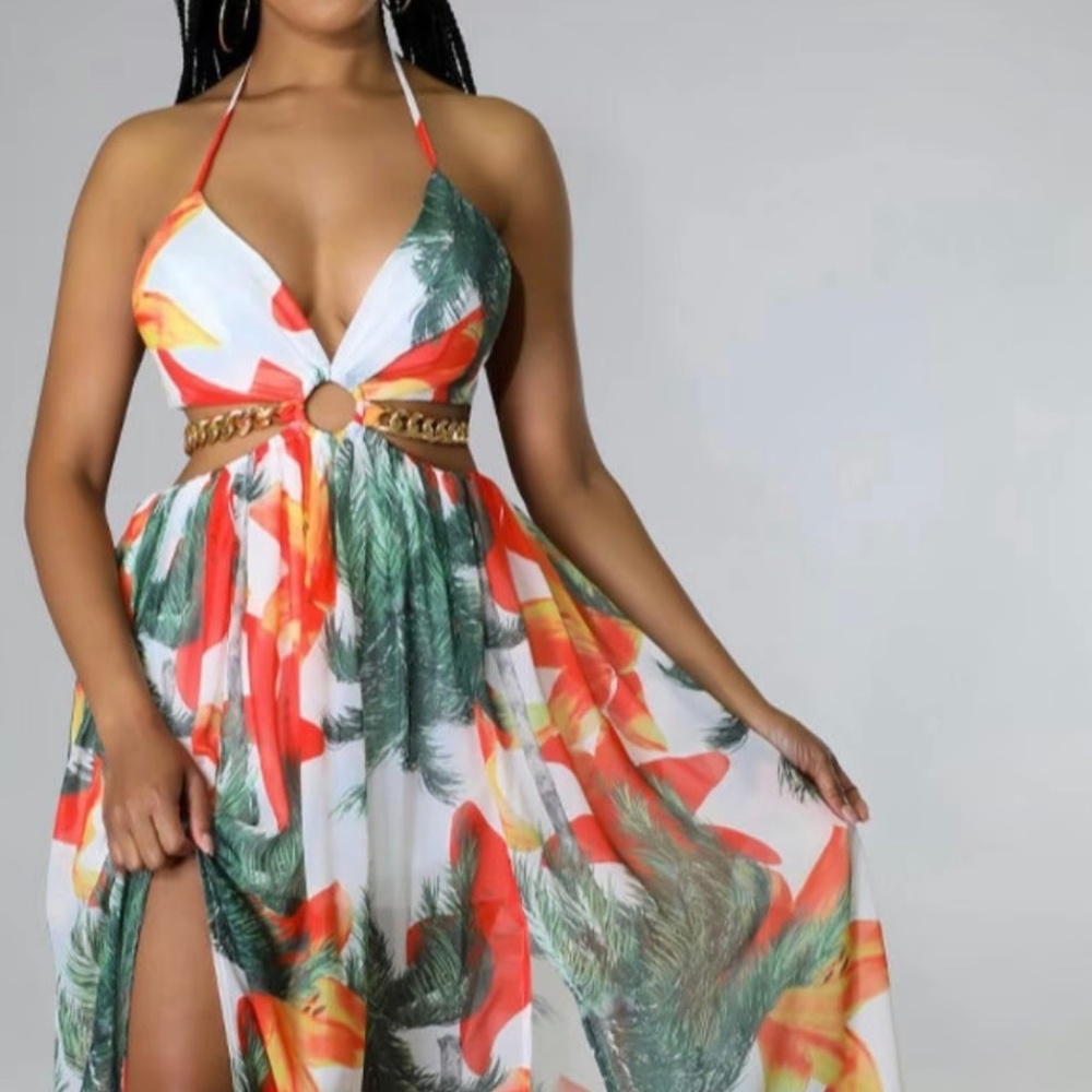 New Floral  Maxi Dress